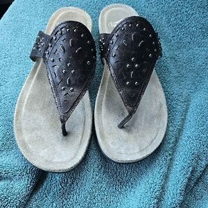 Dansko Beaded Black Sandals Size 37 (US Women’s 6.5–7)